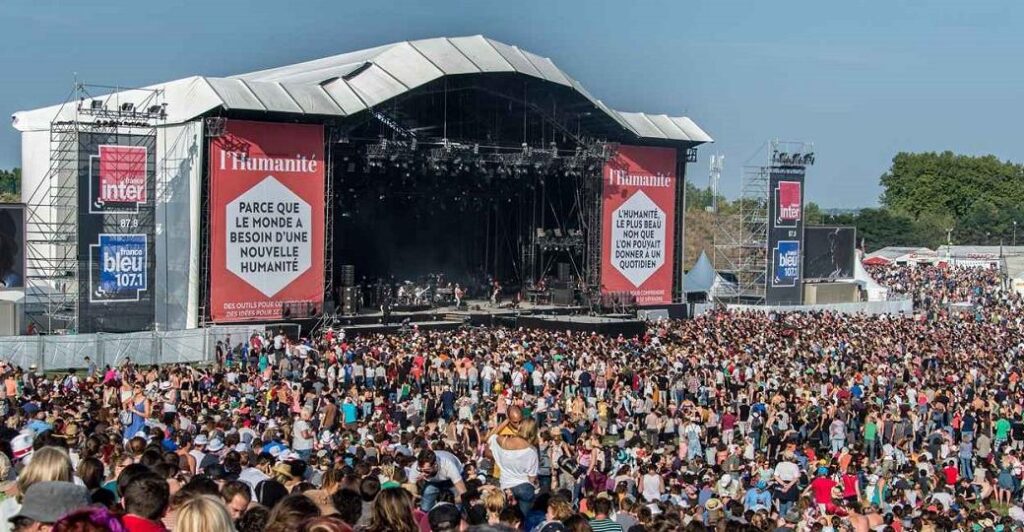 les festival les plus connu d'Europe notamment ceux de France