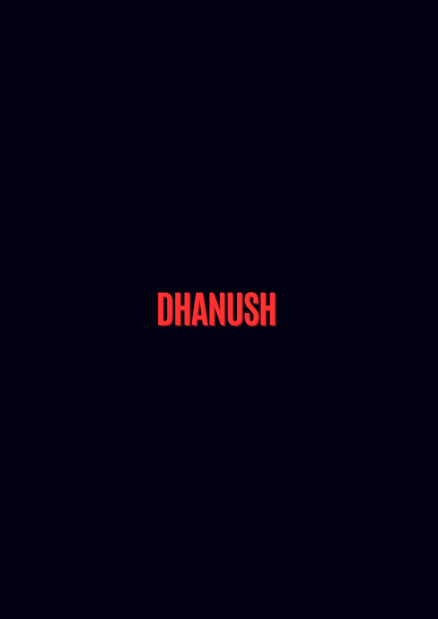 DHANUSH